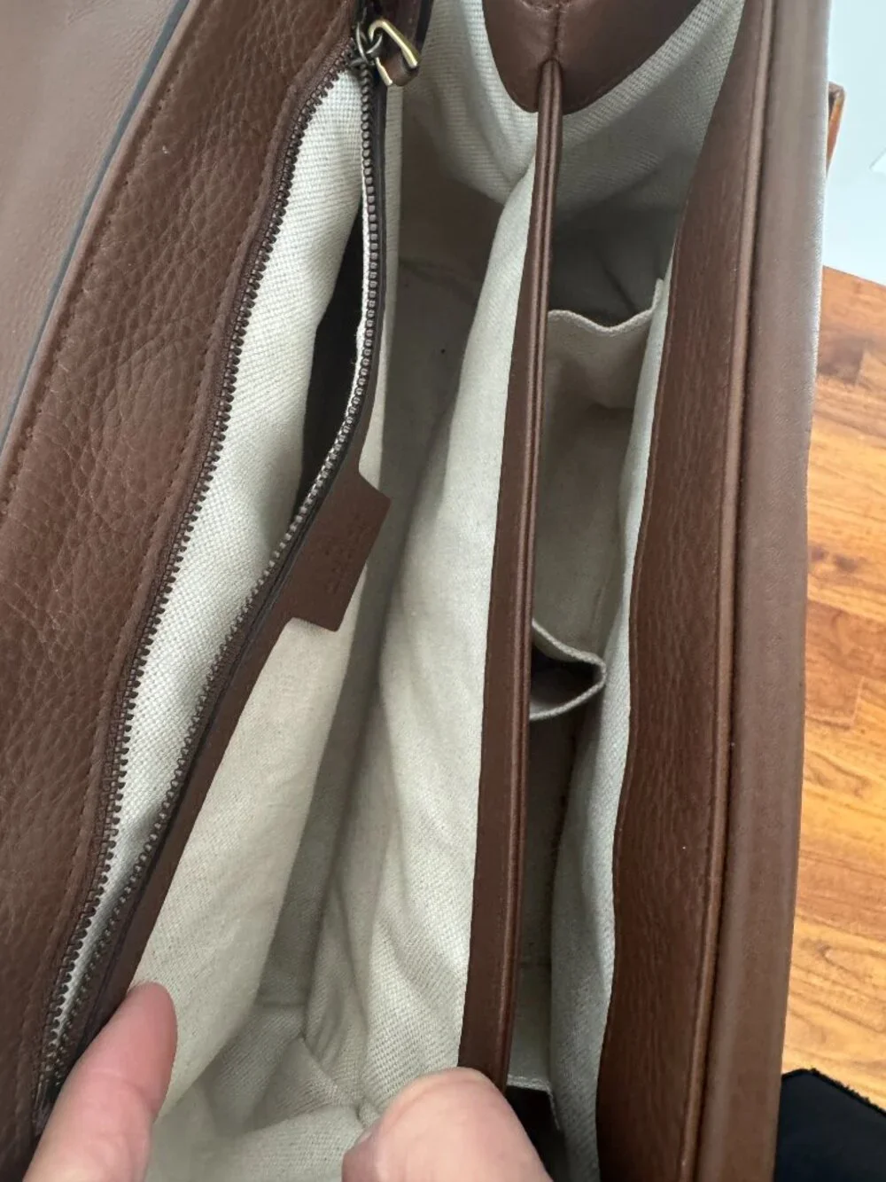 Gucci GG Marmont Brown Leather Shoulder Bag | Medium | Gold Hardware - Picture 13 of 16